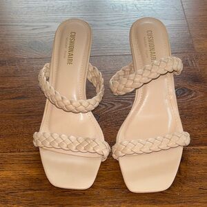 Cushionaire Pippa Nude Sandals size 8